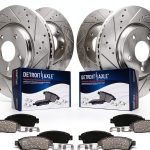 Detroit Axle Brake Rotors and Pads Kit for Lexus LX570-0