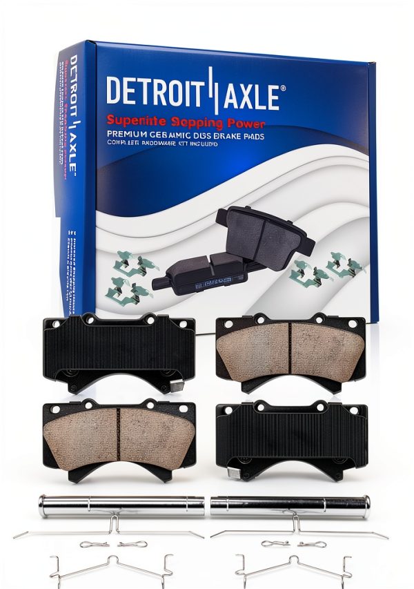 Detroit Axle Brake Rotors and Pads Kit for Lexus LX570-7