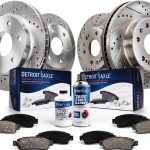 Brake Kit Detroit Axle Front Rear Rotors Ceramic-0