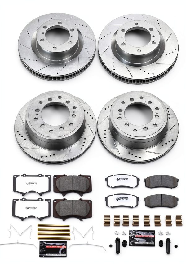 Power Stop Z36 Truck Brake Kit Carbon Fiber Front-1