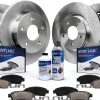 Detroit Axle Brake Rotors Brake Pads Kit for Lexus ES350-0