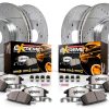 Power Stop Z36 Truck Brake Kit Carbon Fiber Front-0