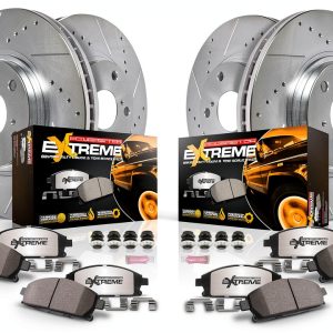Power Stop Z36 Truck Brake Kit Carbon Fiber Front-0