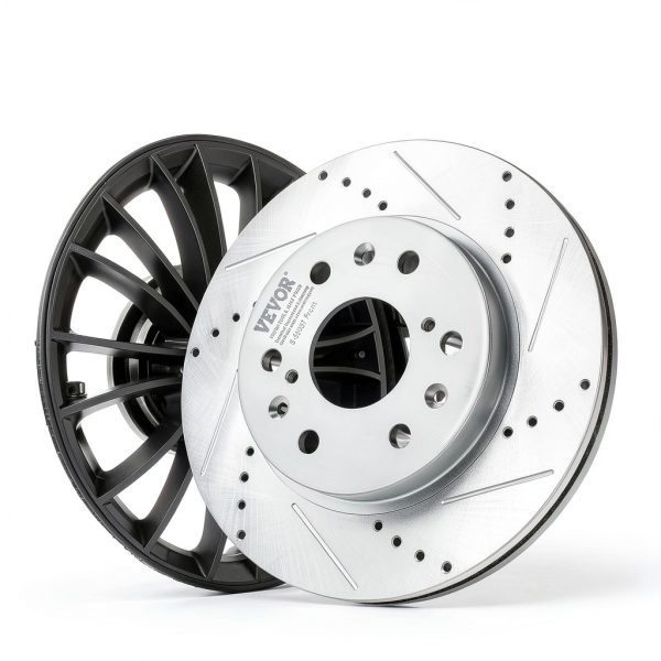 VEVOR Front Rear Brake Kit Ceramic Pads Vehicle-4