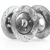 Brake Rotors and Pads Detroit Axle Front Rear Kit-6