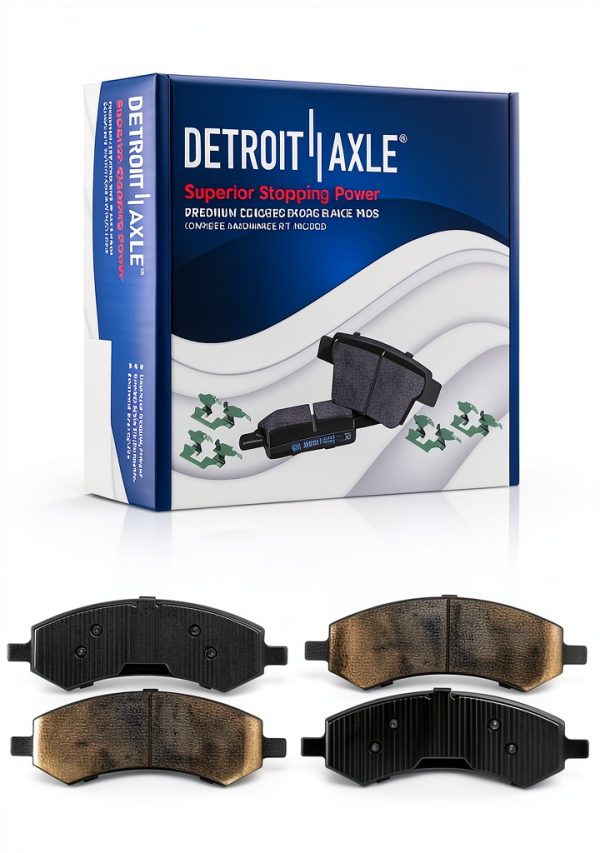 Brake Rotors Pads Kit Detroit Axle Ceramic-3