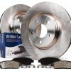Brake Rotors Pads Kit Detroit Axle Ceramic-0