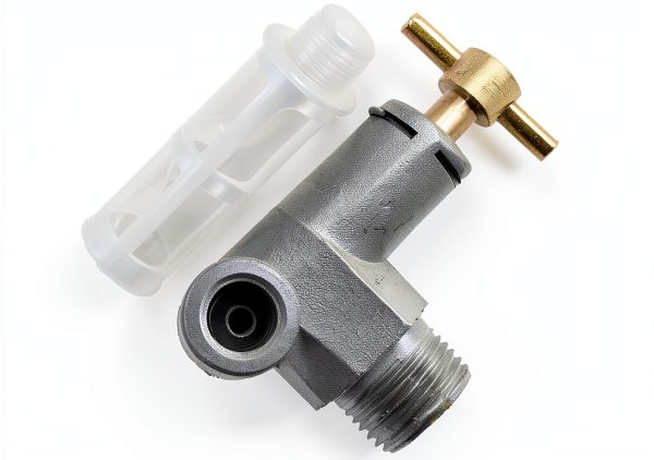 Caltric Aluminum Fuel Tap Shut Off Valve for Ford-4