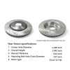 Detroit Axle Brake Rotors and Pads Kit for Lexus LX570-5