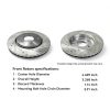 Detroit Axle Brake Rotors and Pads Kit for Lexus LX570-4