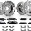 VEVOR Front Rear Brake Kit Ceramic Pads Vehicle-0