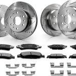 VEVOR Front Rear Brake Kit Ceramic Pads Vehicle-0