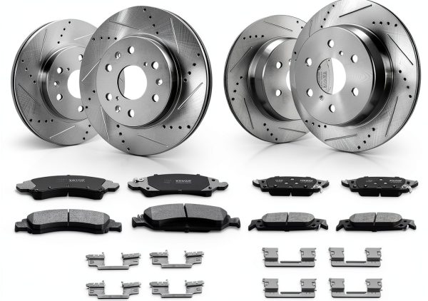 VEVOR Front Rear Brake Kit Ceramic Pads Vehicle-0