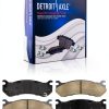 Front Brake Kit Detroit Axle Ceramic Pads 12in-5