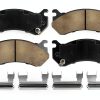 Front Brake Kit Detroit Axle Ceramic Pads 12in-7