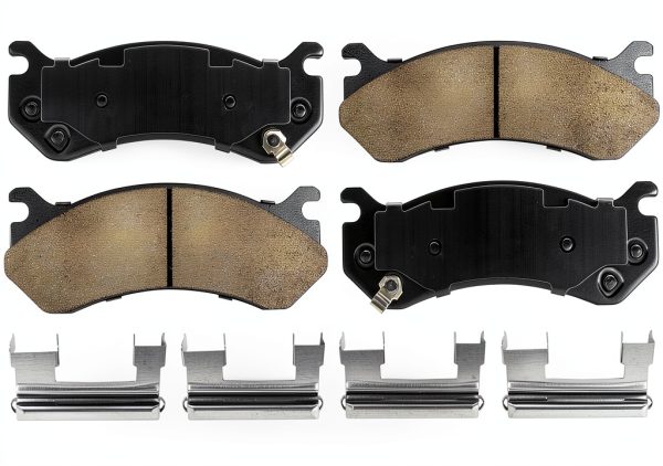 Front Brake Kit Detroit Axle Ceramic Pads 12in-7