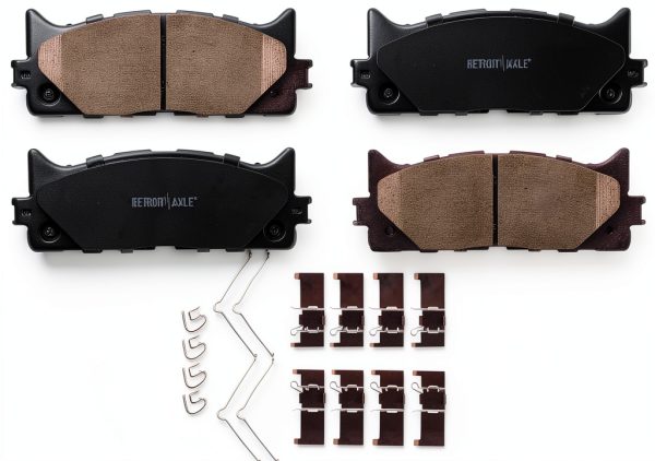 Detroit Axle Front Brake Kit Ceramic Pads 12x16.5-7