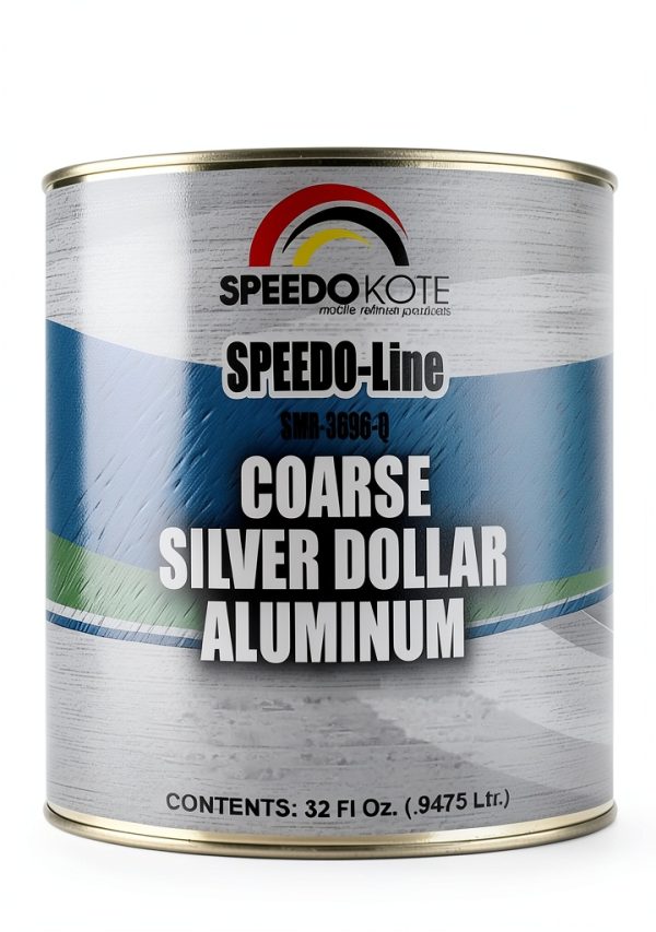 Speedokote Silver Metallic Automotive Top Coat 1qt-0