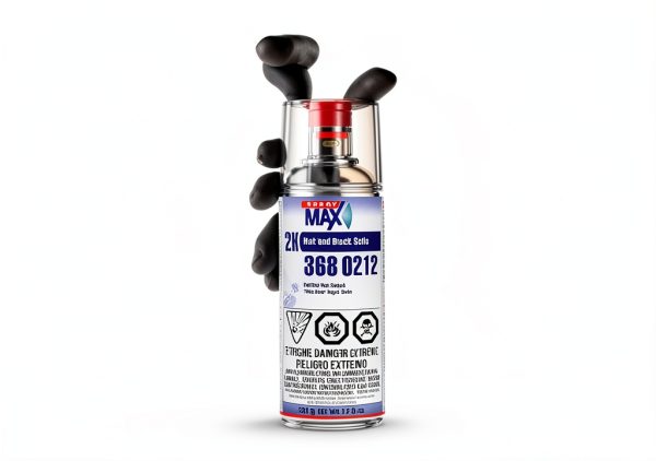 SprayMax Automotive Black Spray Paint-2