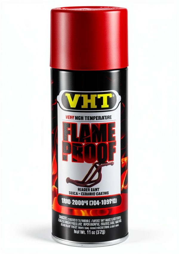 VHT Flameproof Spray Paint 32 Fl Oz Flat Black High Heat Coating-1