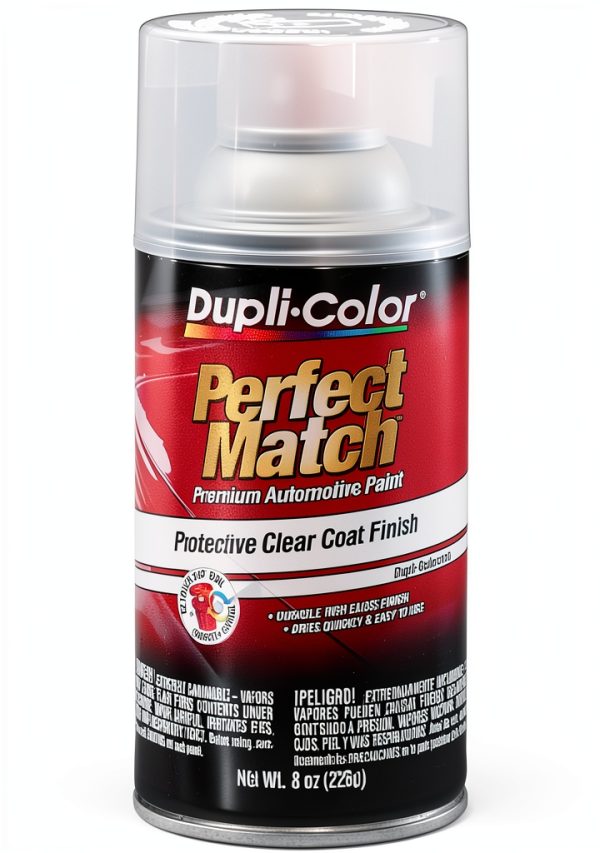 Dupli Color Clear Coat 8 oz Gloss Automotive Spray Low Odor 6pk-0