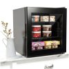 Mini Freezer WATOOR 1.1 Cu Ft Display with LED Light and 2 Shelves-4