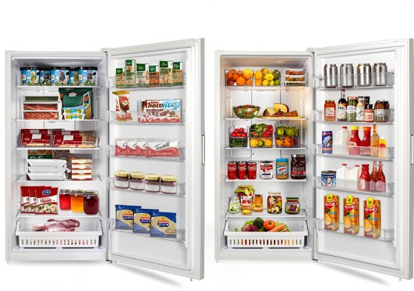 Kenmore 21 Cu Ft freezer refrigerator White 600L-2