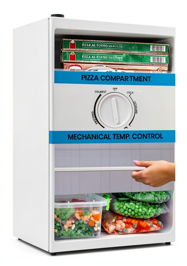 Kenmore 7.0 Cu Ft Upright Freezer Convertible White 5 Shelf-3