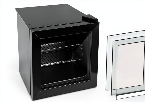 Mini Freezer WATOOR 1.1 Cu Ft Display with LED Light and 2 Shelves-1