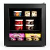 Mini Freezer WATOOR 1.1 Cu Ft Display with LED Light and 2 Shelves-0