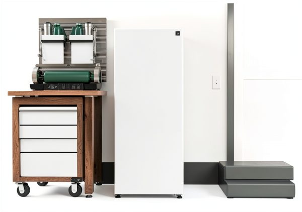 Kenmore 7.0 Cu Ft Upright Freezer Convertible White 5 Shelf-5