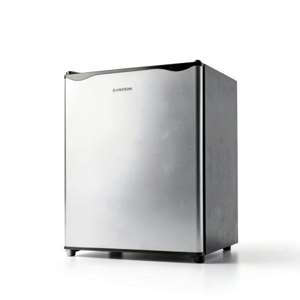 BANGSON Upright Freezer,1.1Cu.ft Mini Freezer with Removable Shelf, Single Door Compact Freezer for Home, Kitchen, Office, Apartment(Silver)-3