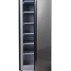 Upright Freezer FDA 6.5 Cu. ft. Platinum Silver with 6 Wire Shelves-4