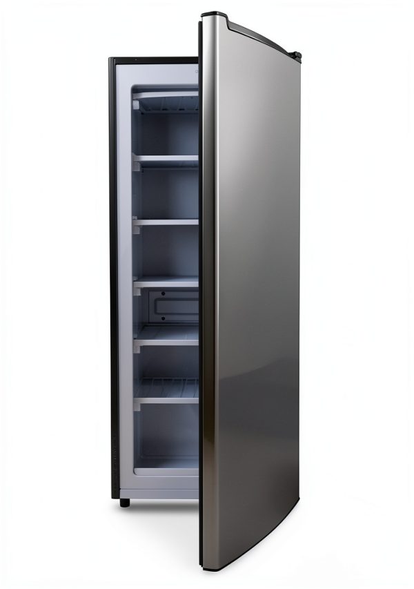 Upright Freezer FDA 6.5 Cu. ft. Platinum Silver with 6 Wire Shelves-4
