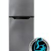 Danby 7.0 cu ft Top Mount Freezer Black Stainless Steel Upright-1
