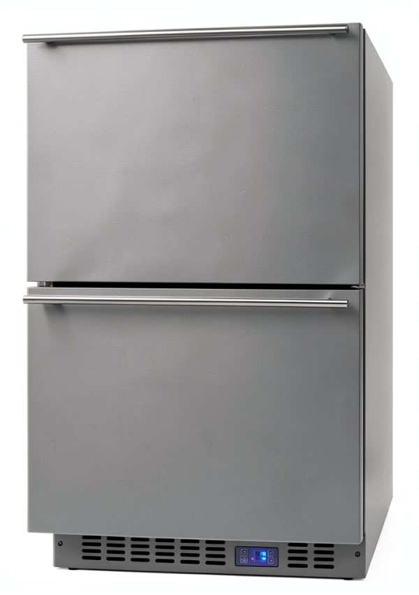 Summit 24" Two-Drawer Freezer Stainless Steel 4.26 cu.ft SPFF51OS2D-1