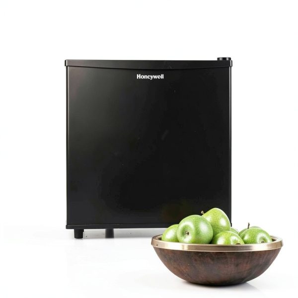 Honeywell Mini Compact Freezer Countertop, 1.1 Cubic Feet, Single Door Upright Freezer with Reversible Door, Removable Shelves, for Home, Dorms, Apartment, Office- Black-2