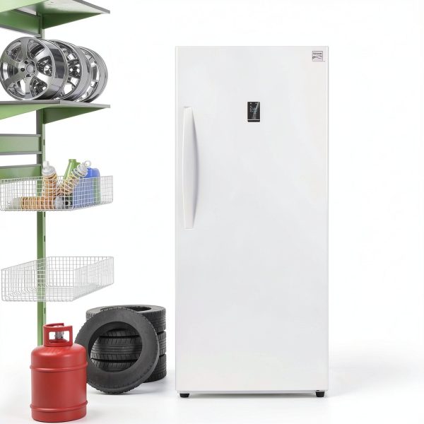 Kenmore 14 Cu Ft Upright Freezer Refrigerator Garage Ready White-7