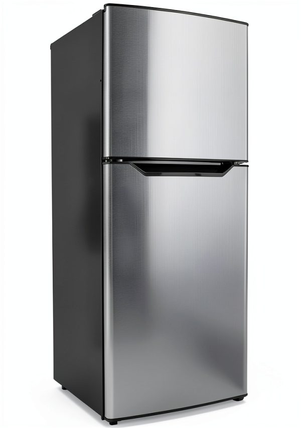 Danby 7.0 cu ft Top Mount Freezer Black Stainless Steel Upright-2